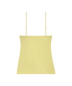 Satin Lace cami top - Yellow