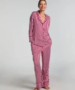 Satin Long-Sleeved Jacket - Pink