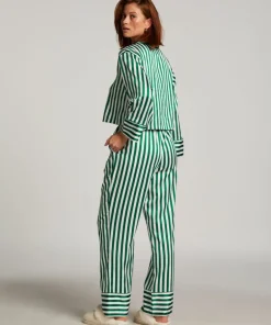 Satin Long-Sleeved Jacket - Green
