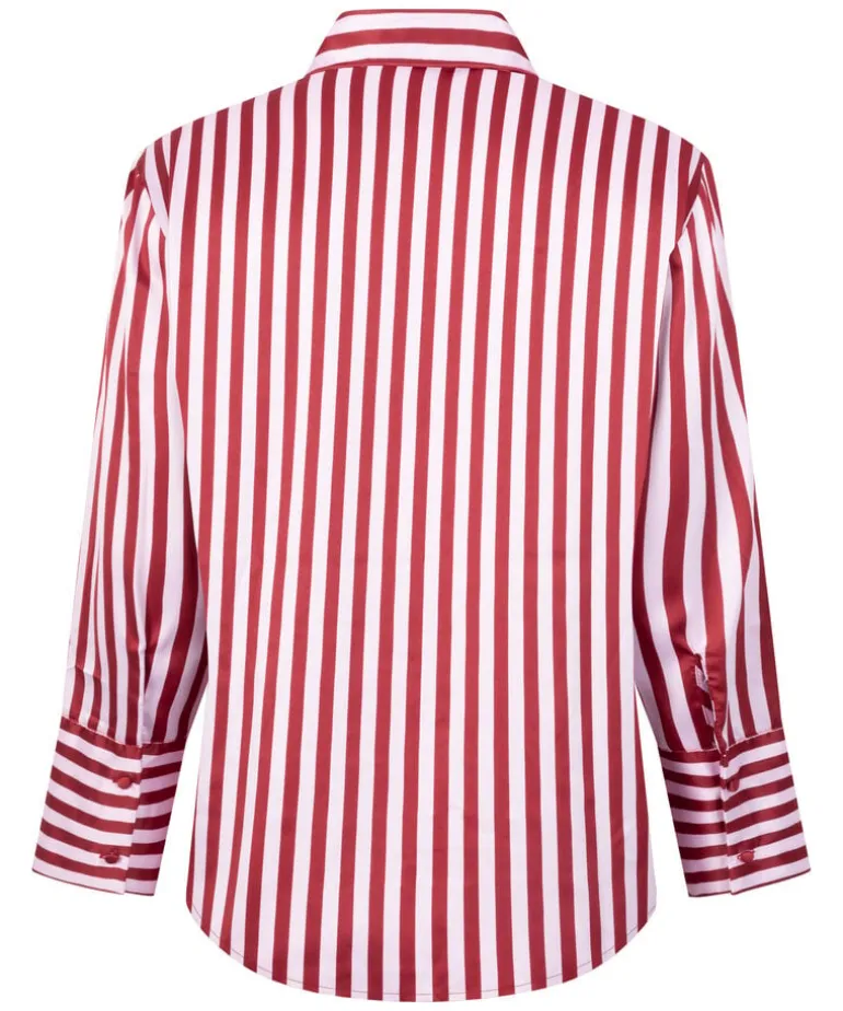 Satin Long-Sleeved Jacket - Pink