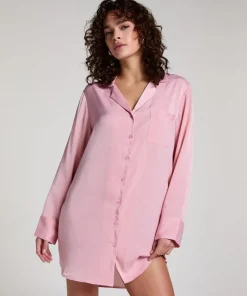 Satin Nightshirt - Pink