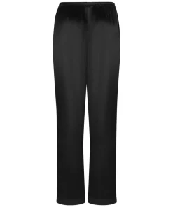 Satin Trousers - Black