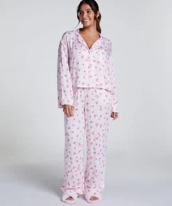 Satin Trousers - Pink