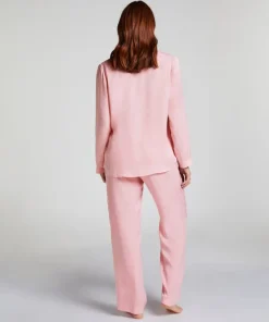 Satin Trousers - Pink