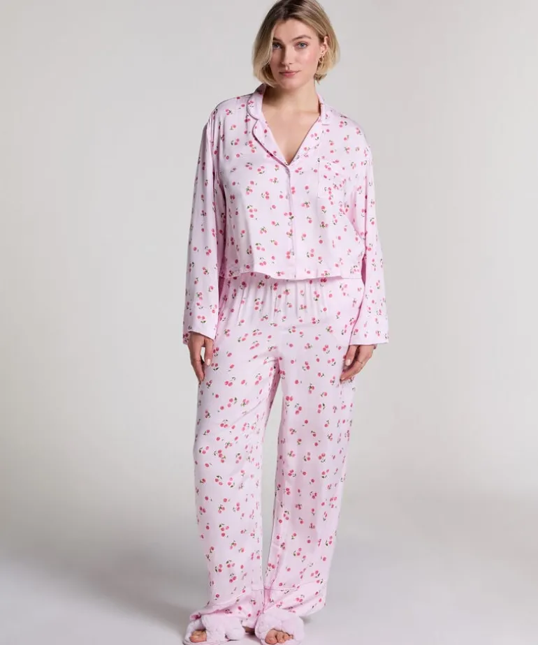 Satin Trousers - Pink