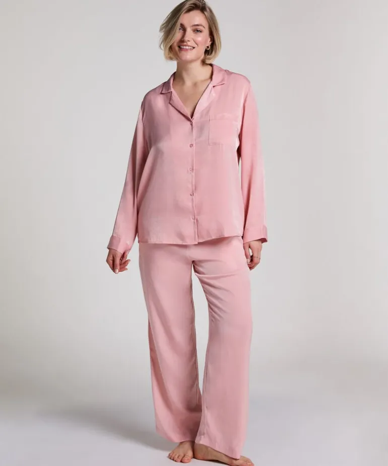 Satin Trousers - Pink