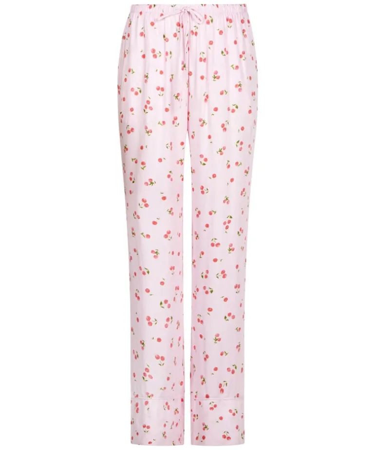Satin Trousers - Pink