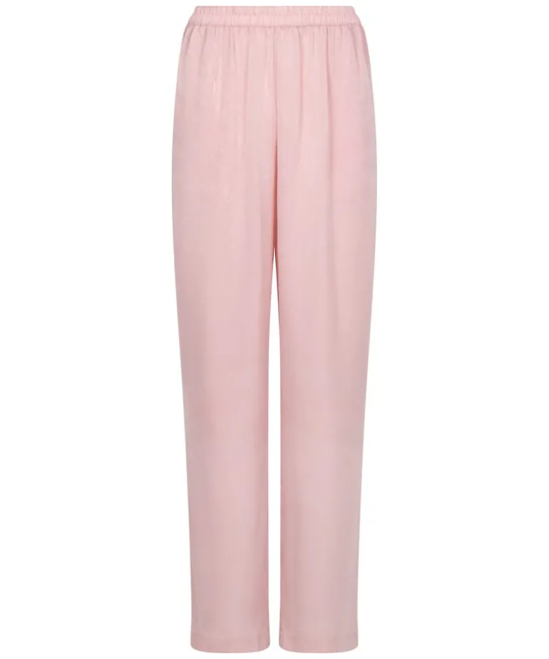 Satin Trousers - Pink