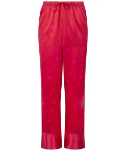 Satin Trousers - Red