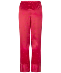Satin Trousers - Red