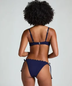 Scallop Bikini Bottoms - Blue