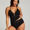 Scallop Rio Bikini Bottoms - Black