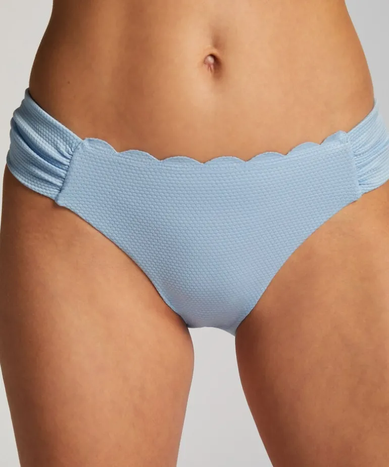 Scallop Rio Bikini Bottoms - Blue