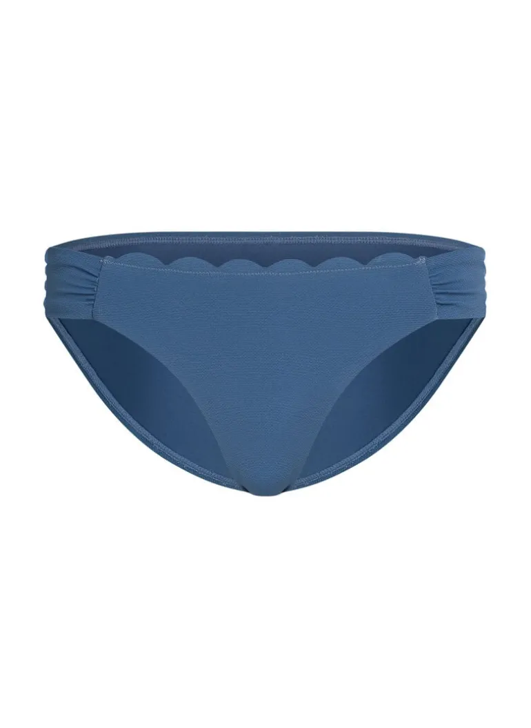 Scallop Rio Bikini Bottoms - Blue
