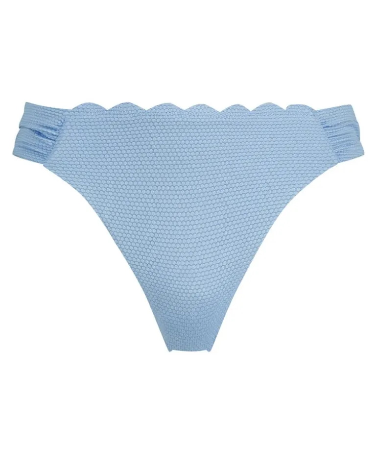 Scallop Rio Bikini Bottoms - Blue