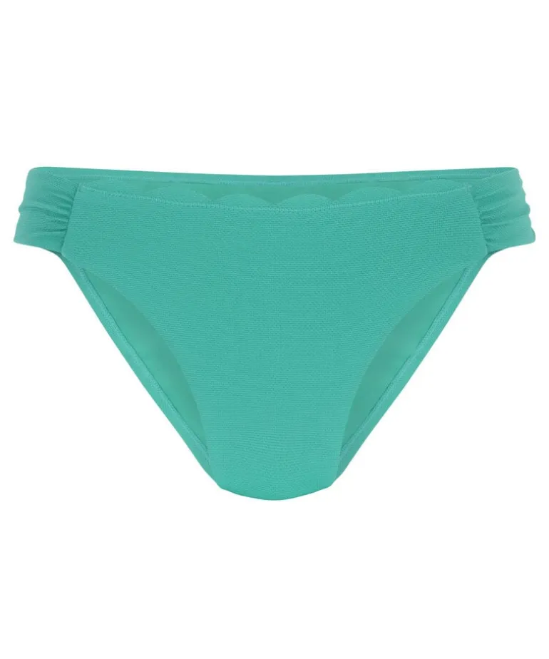 Scallop Rio Bikini Bottoms - Green