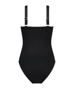 Scallop swimsuit - Black