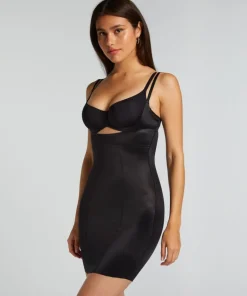 Sculpting scuba dress - Black