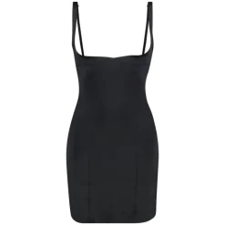 Sculpting scuba dress - Black
