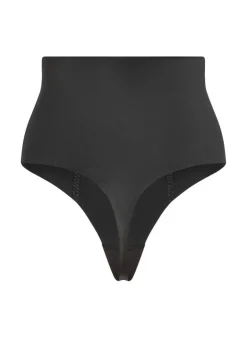 Sculpting scuba high waisted thong - Black