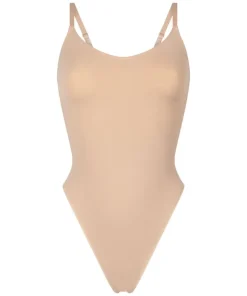 Seamless Enhancing High Leg Body - Beige