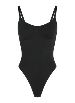 Seamless Enhancing High Leg Body - Black