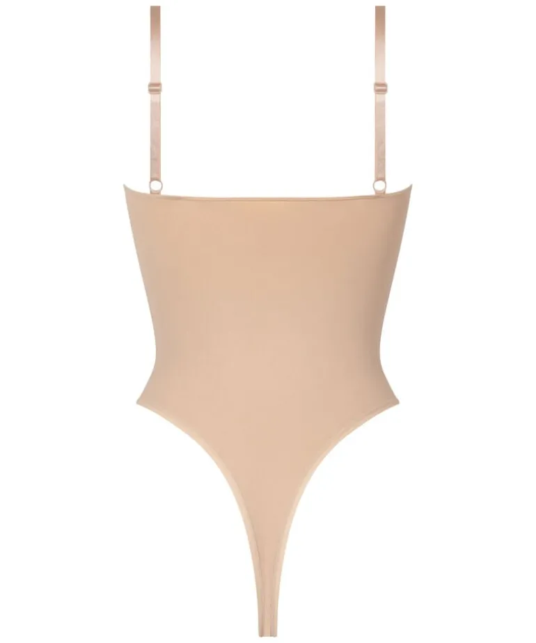 Seamless Enhancing High Leg Body - Beige