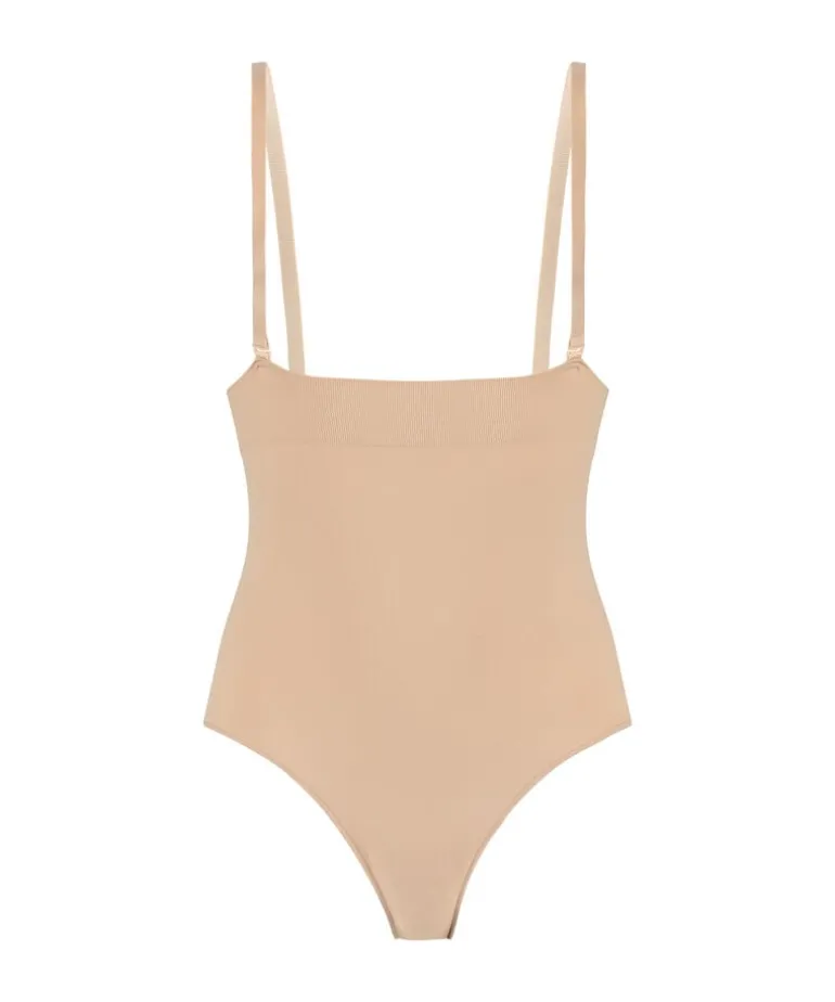 Seamless Enhancing High Waisted Knickers - Beige