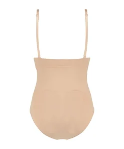 Seamless Enhancing High Waisted Knickers - Beige