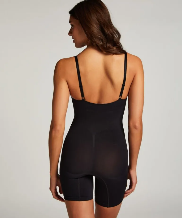 Seamless Enhancing Thigh Slimmer Body - Black