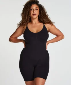 Seamless Enhancing Thigh Slimmer Body - Black