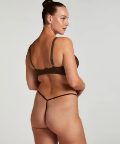 Seamless thong - Brown
