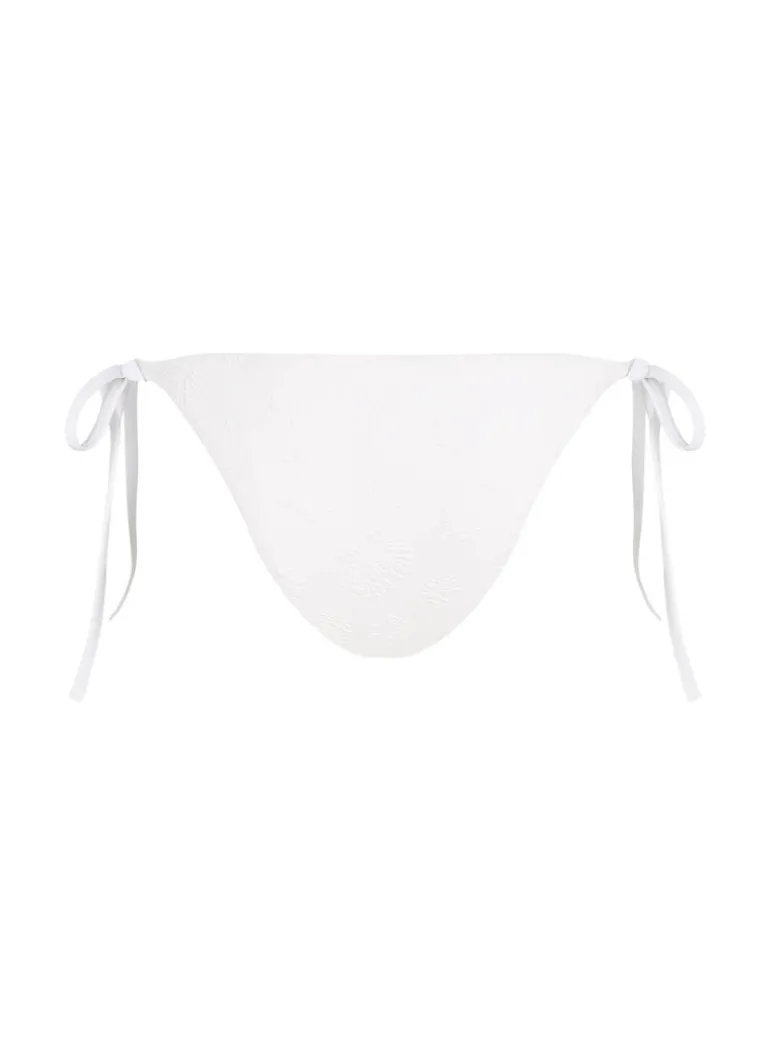 Seashell Cheeky Triangle Bottom - White