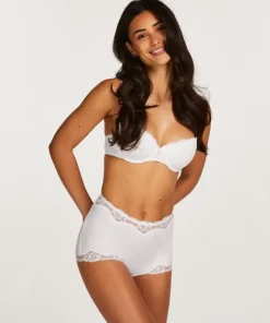 Secret Lace maxi rio briefs - White