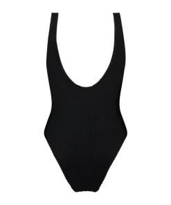 Shaping Crinkle Swimsuit - Black