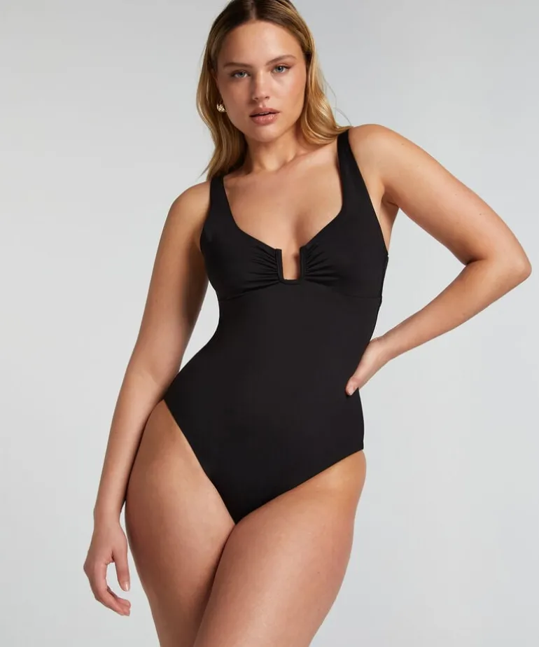 Shaping Santorini Swimsuit - Black
