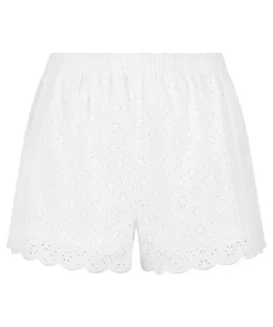 Short Broiderie Anglaise - White