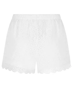Short Broiderie Anglaise - White