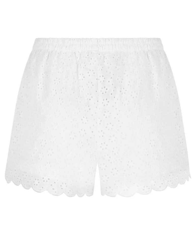 Short Broiderie Anglaise - White