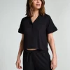Short Jersey Rib Essential - Black