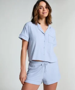 Short Jersey Rib Essential - Blue