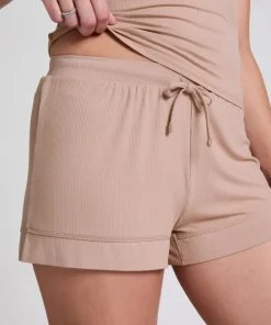 Short Jersey Rib Essential - Beige
