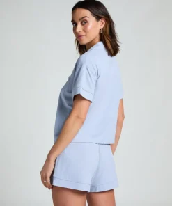 Short Jersey Rib Essential - Blue