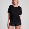 Short Pyjama Set - Black