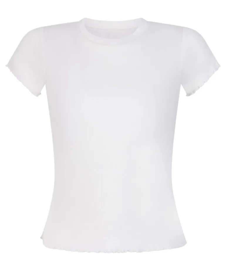 Short Sleeve Cotton Shirt - White