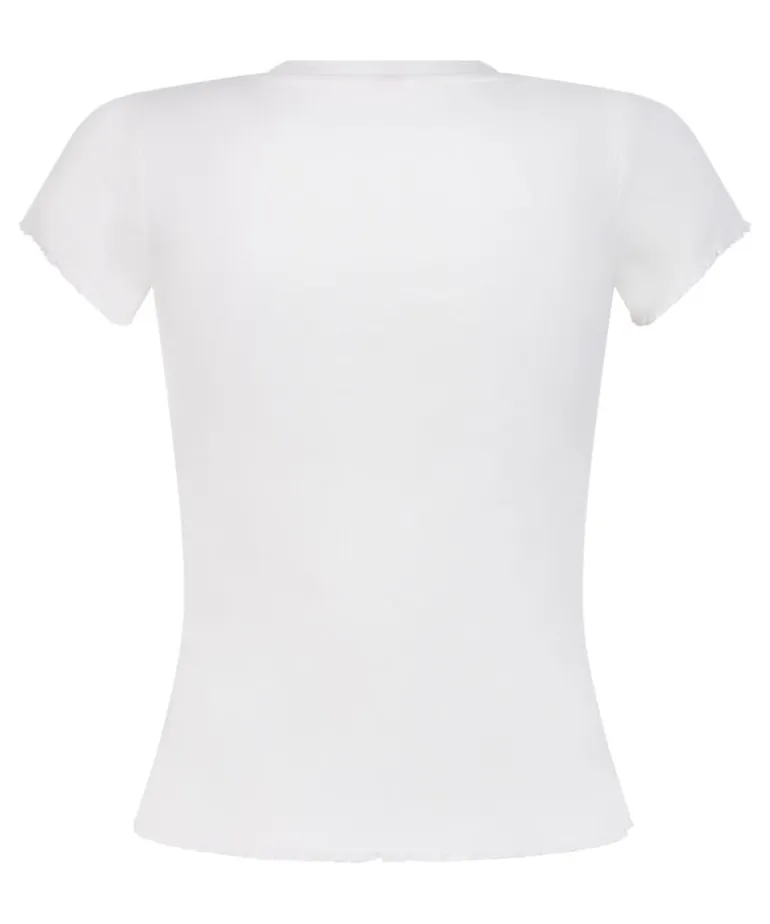 Short Sleeve Cotton Shirt - White