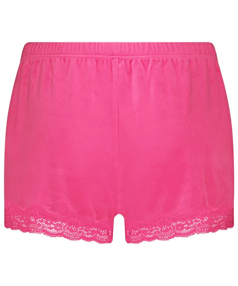 Short Velours Lace - Pink