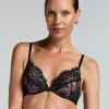 Sia Padded Underwired push-up Bra - Black