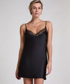 Slipdress Lace - Black