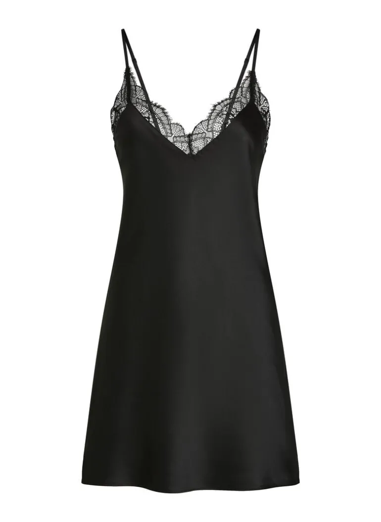 Slipdress Lace - Black